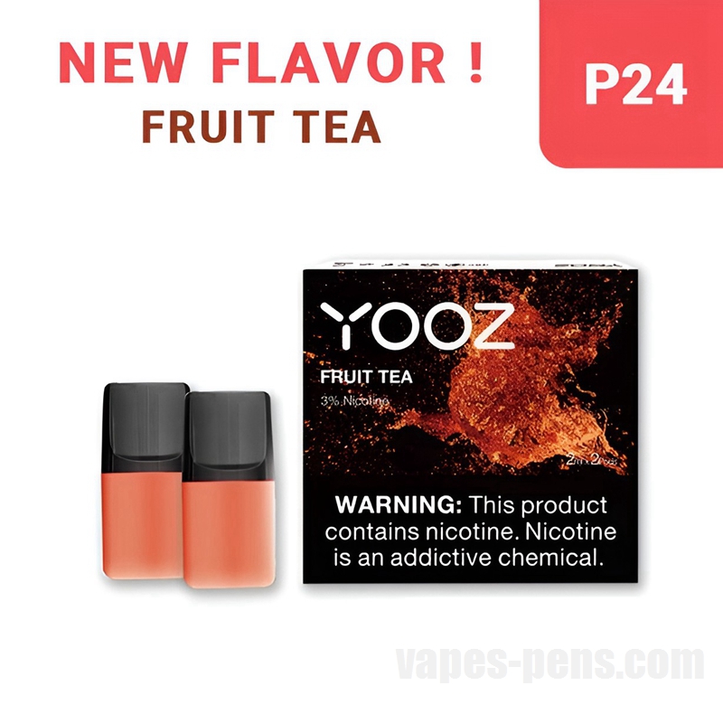 Yooz Pods Replacement Pod Cartridges * Fruit Tea 2ml - Vape Shop