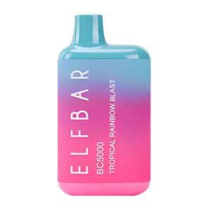 ELF BAR Disposable Vape BC 5000 Puffs * Tropical Rainbow Blast