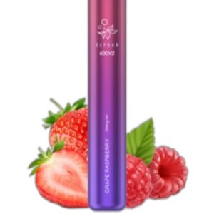 ELF BAR 600V2 Disposable 600 Puffs Grape Raspberry 2ml
